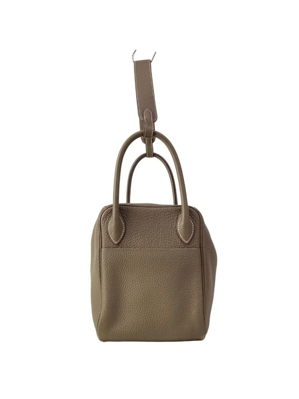 Hermes Shoulder Bag Lindy 30 Etoupe Gold